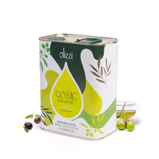 Olizzi Classic Organik Natürel Sızma Zeytinyağı 2 LT