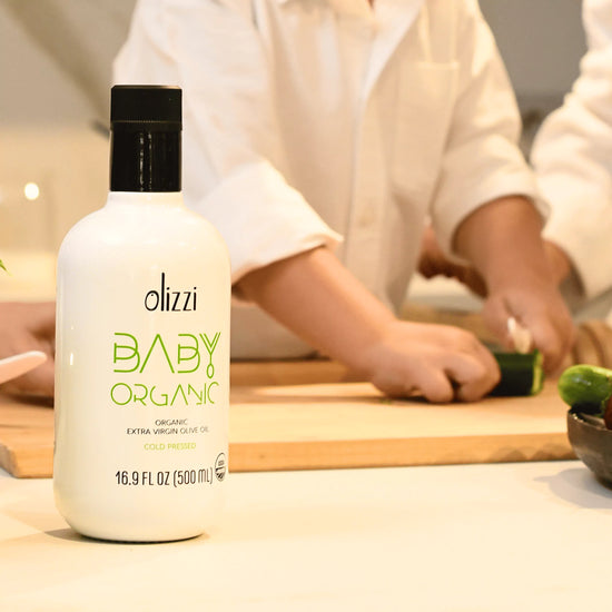 Olizzi Baby Organik ve Baby Organik Mini Tek Kullanımlık Soğuk Sıkım Bebek Zeytinyağı 500 ML