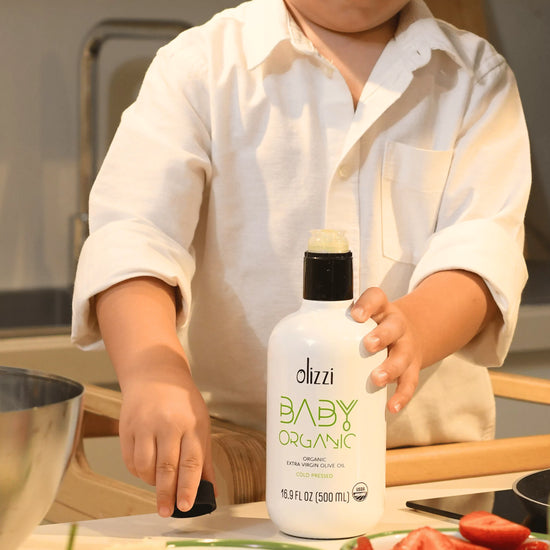Olizzi Baby Organik Natürel Sızma Alaca Hasat Soğuk Sıkım Bebekler İçin Zeytinyağı 250 ML X 2 Adet