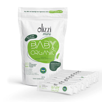 Olizzi Baby Organik Mini Tek Kullanımlık Zeytinyağı 10 ML