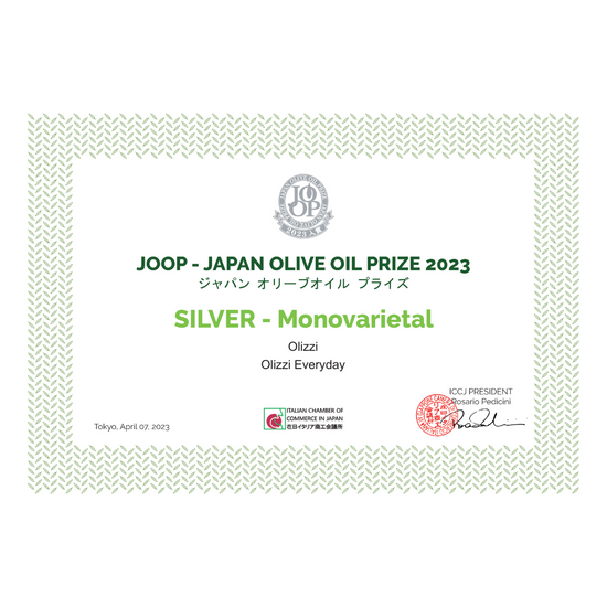 Japan Olive Oil Prize 2023 - Olizzi Everyday Zeytinyağı - Gümüş Madalya