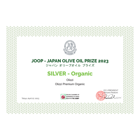 Japan Olive Oil Prize 2023 - Olizzi Premium Organik Zeytinyağı - Gümüş Madalya
